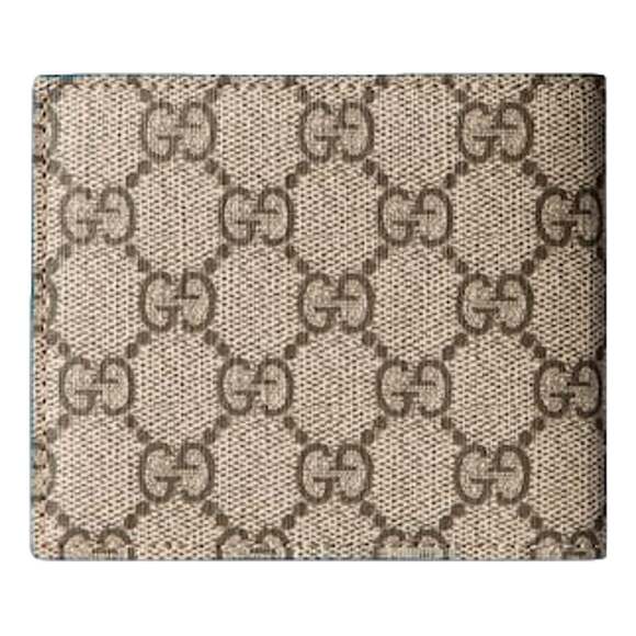 Gucci GG Supreme Coated Canvas Blue Emblem Coin Wallet